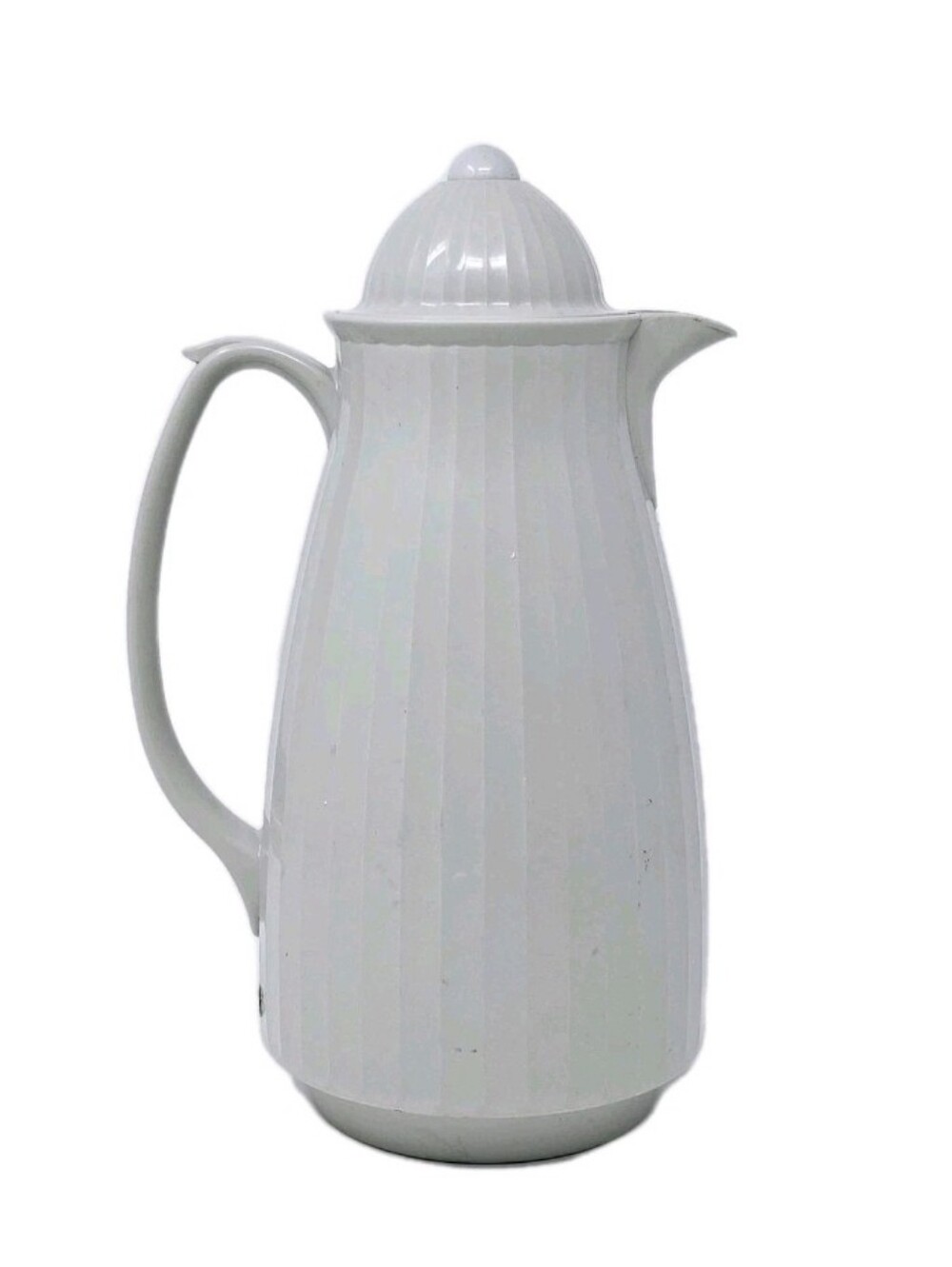 Vintage Coffee Carafe Crown Corning Thermique Pitcher Light Gray Japan